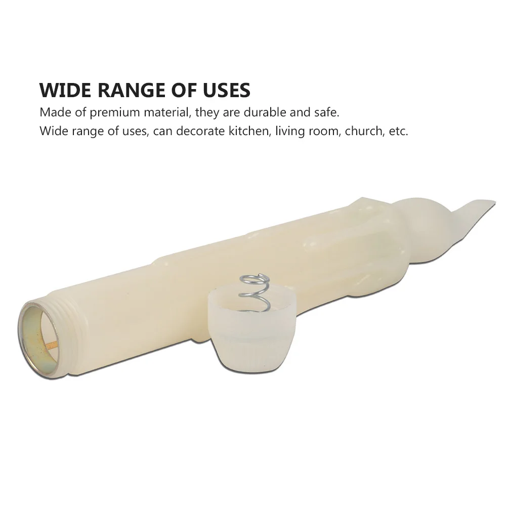 Luces Led de 6 uds., lámpara simulada de poste largo con Control remoto para decoración de fiesta y boda, efecto de goteo, seguridad sin llama