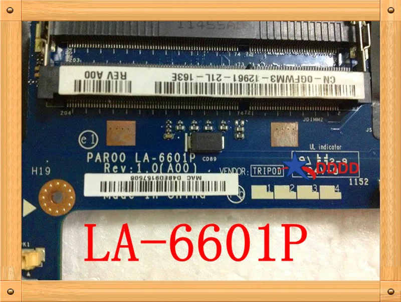 Original FOR DELL FOR ALIENWARE M17x R3 CN-0GFWM3 0GFWM3 GFWM3 MOTHERBOARD LA-6601P ully tested