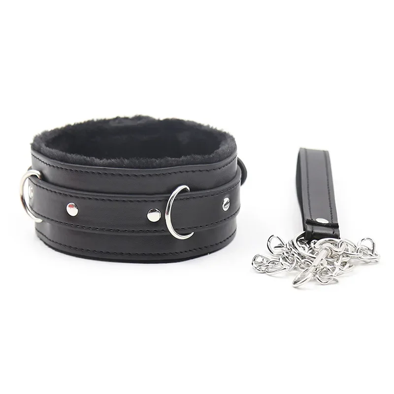 Bondage Bracelets Sex Fetishs Toys for couple Leather Neck Collar Adult Products Roleplay Punk Style BDSM Slave Women