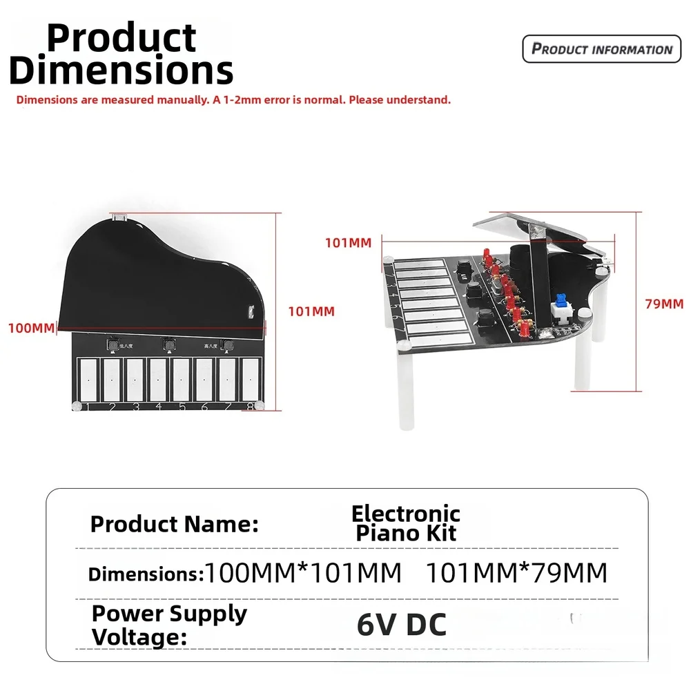 DIY Electronic Kit Soldering Practice Circuit Board With Resistors Capacitors Chips For Student For Educational Learning Toy