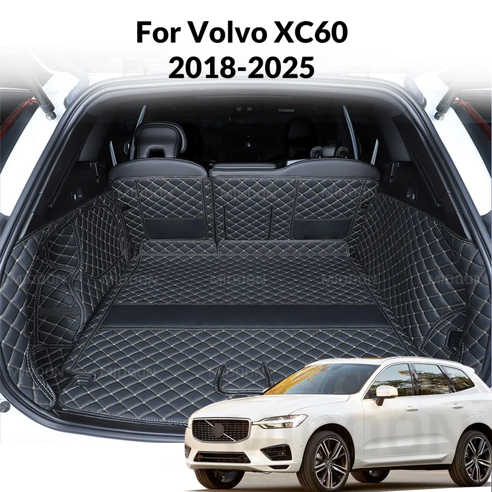 

Автоматический коврик в багажник с полным покрытием для Volvo XC60 2018 2019 2020 2021 2022 2023 2024 2025 Автомобильный чехол для багажника Аксессуары для интерьера