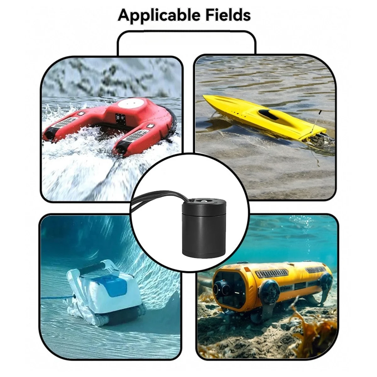 NEW  3542 Waterproof Motor 290KV 360W Power Motor IP58 3-12S for Surfing Boat Underwater Thruster Hydro Efoil