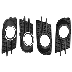 2Pcs Left Right Front Bumper Grille Fog Light Grill Fog Lamp Frame Cover For Volkswagen Tiguan EU 2012-2018 5N0853665 5N0853666