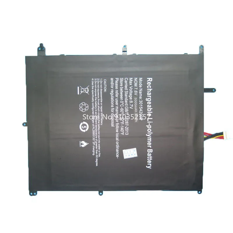 10PIN 10 Lines Battery For Jumper For EZBook 3 Plus 30154200P 7.6V 5000mAh 38Wh TH133K-MC HW-3487265 New