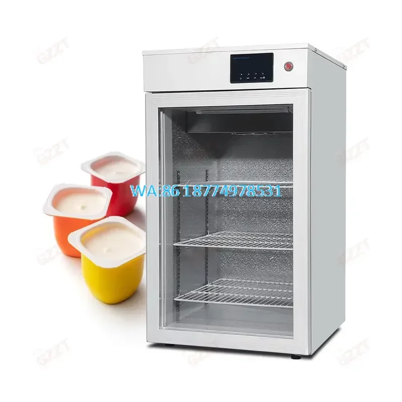 Wmwmnu 100L 3 Layers Height Adjustable Automatic Fermentation Glass Door Small Smart Yogurt Maker Commercial Yogurt Making