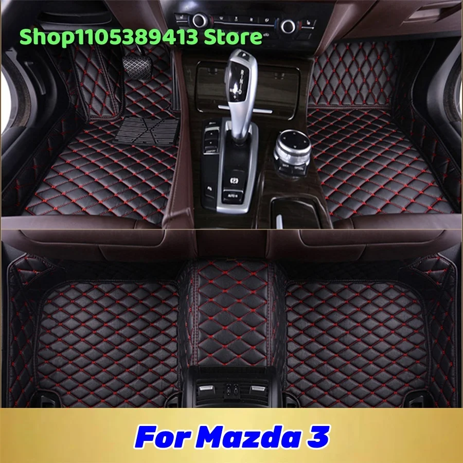 

Автомобильные коврики из кожи на заказ для Mazda 3 2013 2012 2011 2010 2009 2008 2007 2006, аксессуары для автомобиля