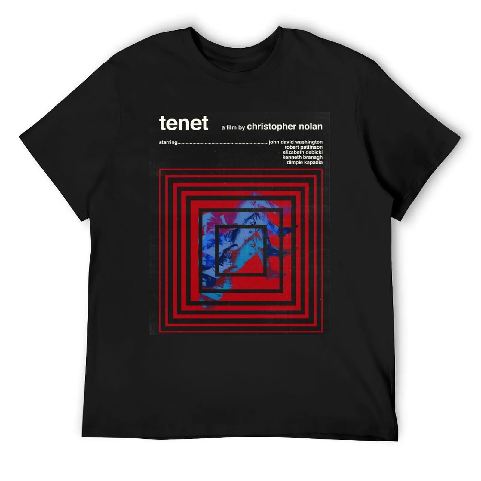 

Tenet Poster T-Shirt plus size tops korean fashion Blouse clothing for men