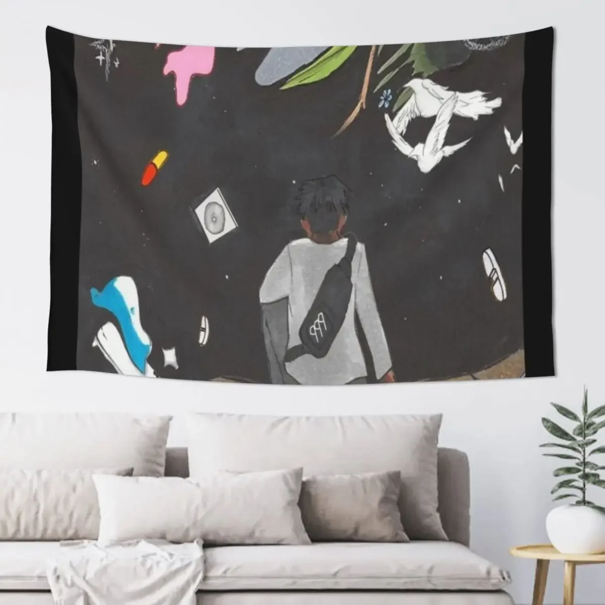 

wait and see Tapestry Kawaii Room Decor Room Decor Cute Room Decore Aesthetic Home Decoration Tapestry