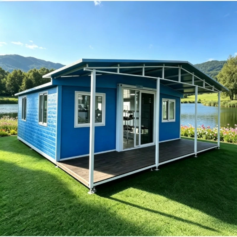Prefabricated Expandable Sandwich Panel Container House 20ft Luxury Villa with Modern Interior for Family Residential Hotel Use