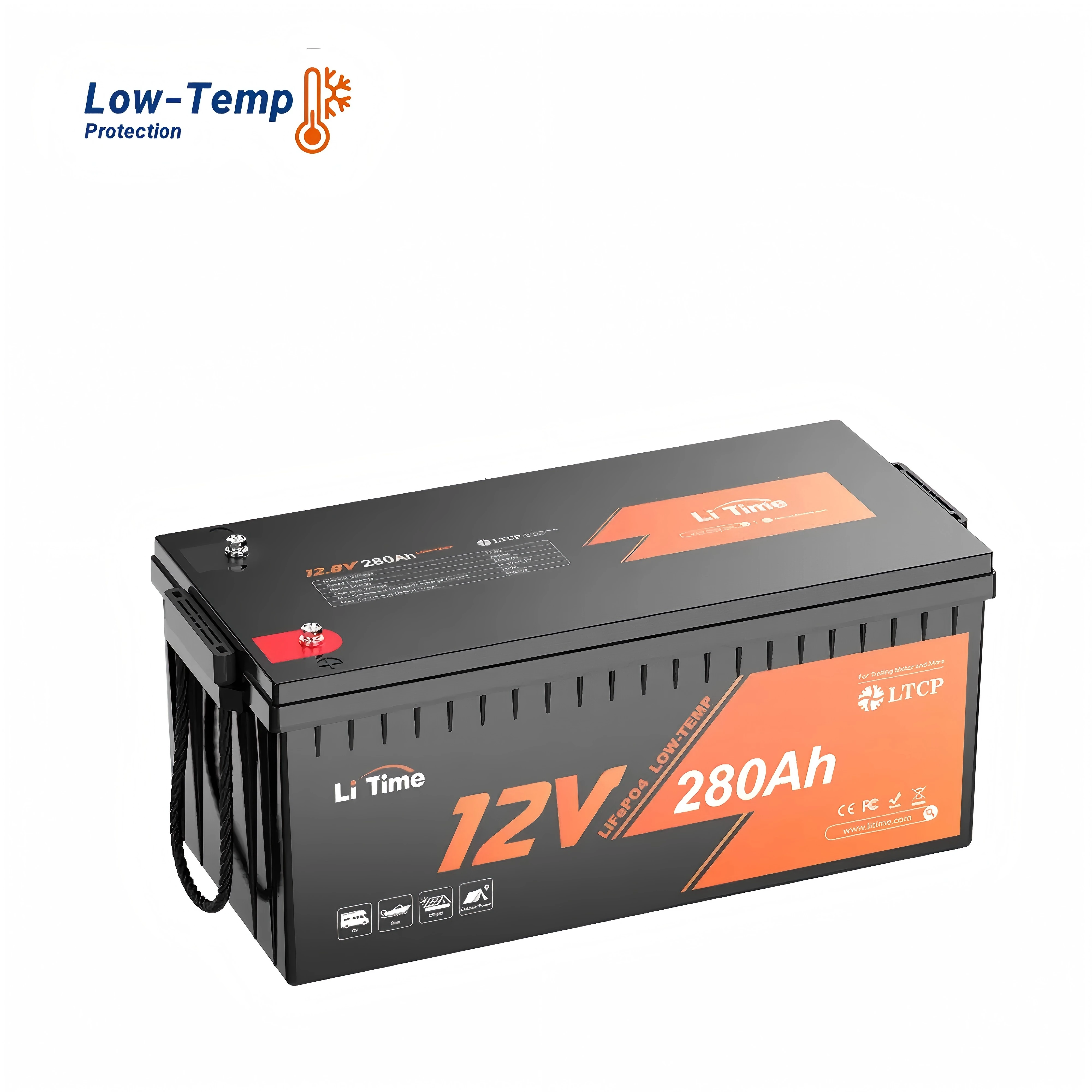 Batería LiTime 12V 280Ah LiFePO4 con