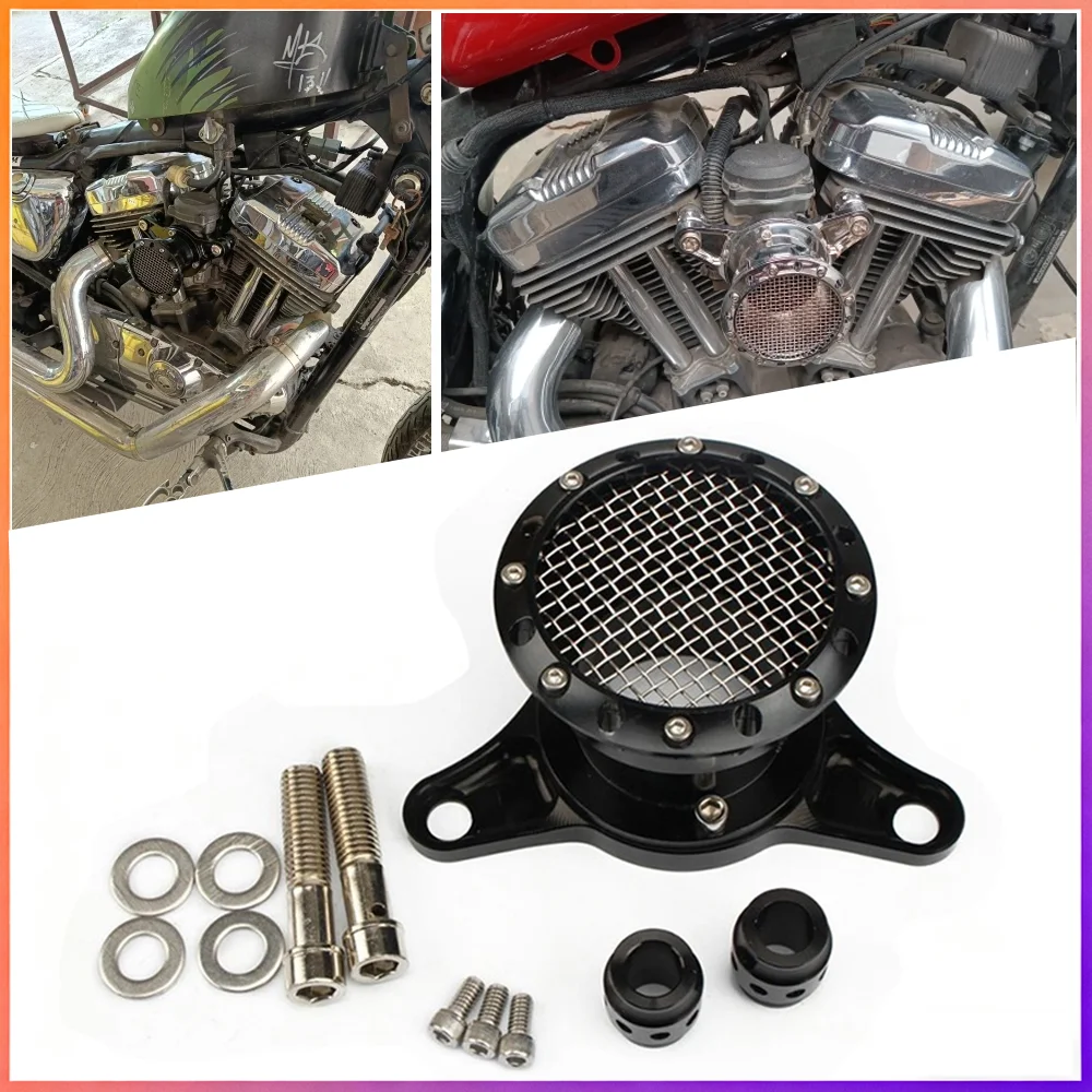 Motorrad-Luftfilter Ansaugstutzen für Harley Sportster 1200 883 50th XL50 XL883 Custom 48 Roadster XL1200C XL1200CA