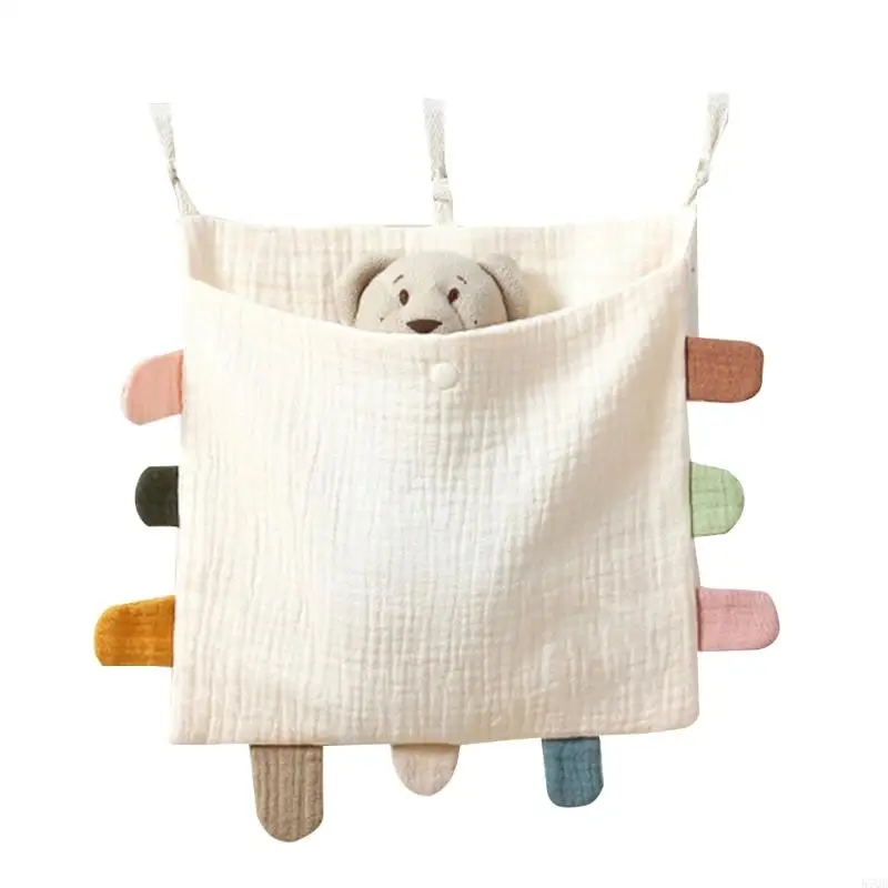 57QE Baby Bett Seite Baumwolle Bett Lagerung Tasche Baby Essentials Lagerung Tasche Baby Hängen Tasche für Baby Windel