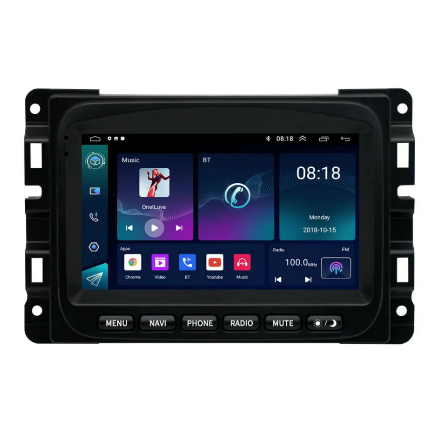 

7Inch Carplay Car Stereo Radio GPS Navi Compatible for RAM 1500/2500/3500 2013-2018 Android 13