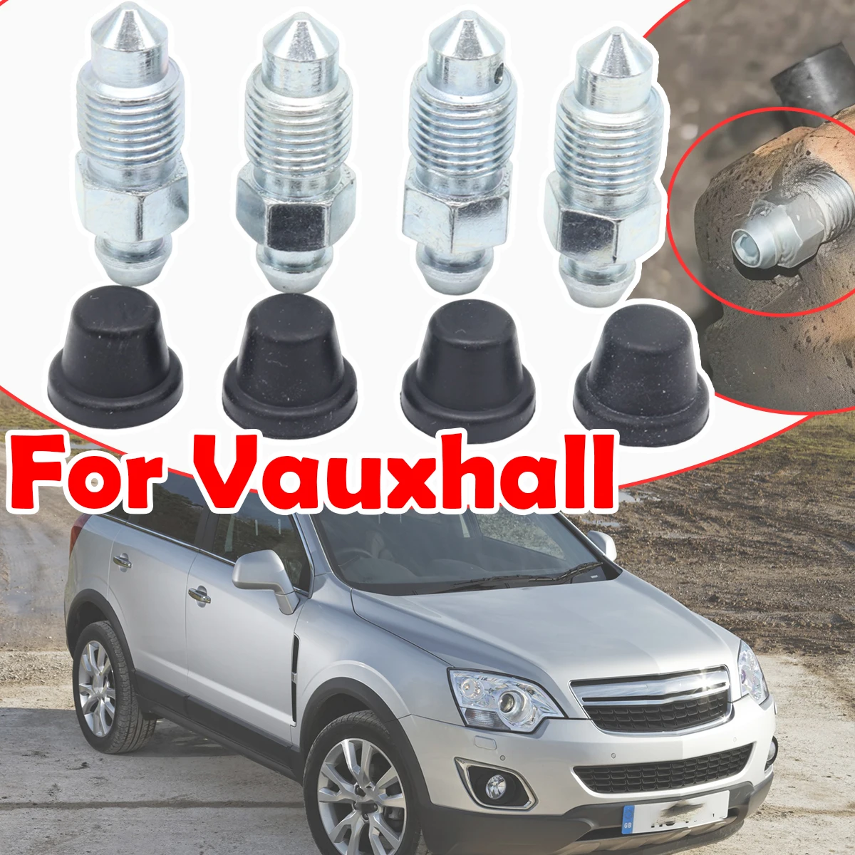 

Для Vauxhall Corsa Astra Insignia передние и задние пропускные клапаны и резиновые пылезащитные колпачки для ремонта левого и правого суппорта