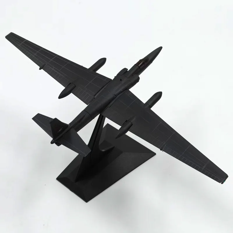 Diecast 1:144 Scale U-2 Reconnaissance Aircraft Alloy Aircraft Airplane Model For Collection Display Toy Gifts Souvenirs
