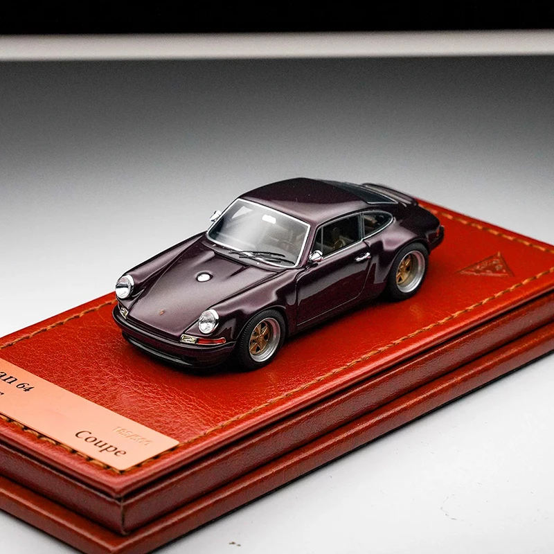 MU 1:64 Scale Singer Coupe Resin Car Model For Collection Display & Holiday Gifts Toys