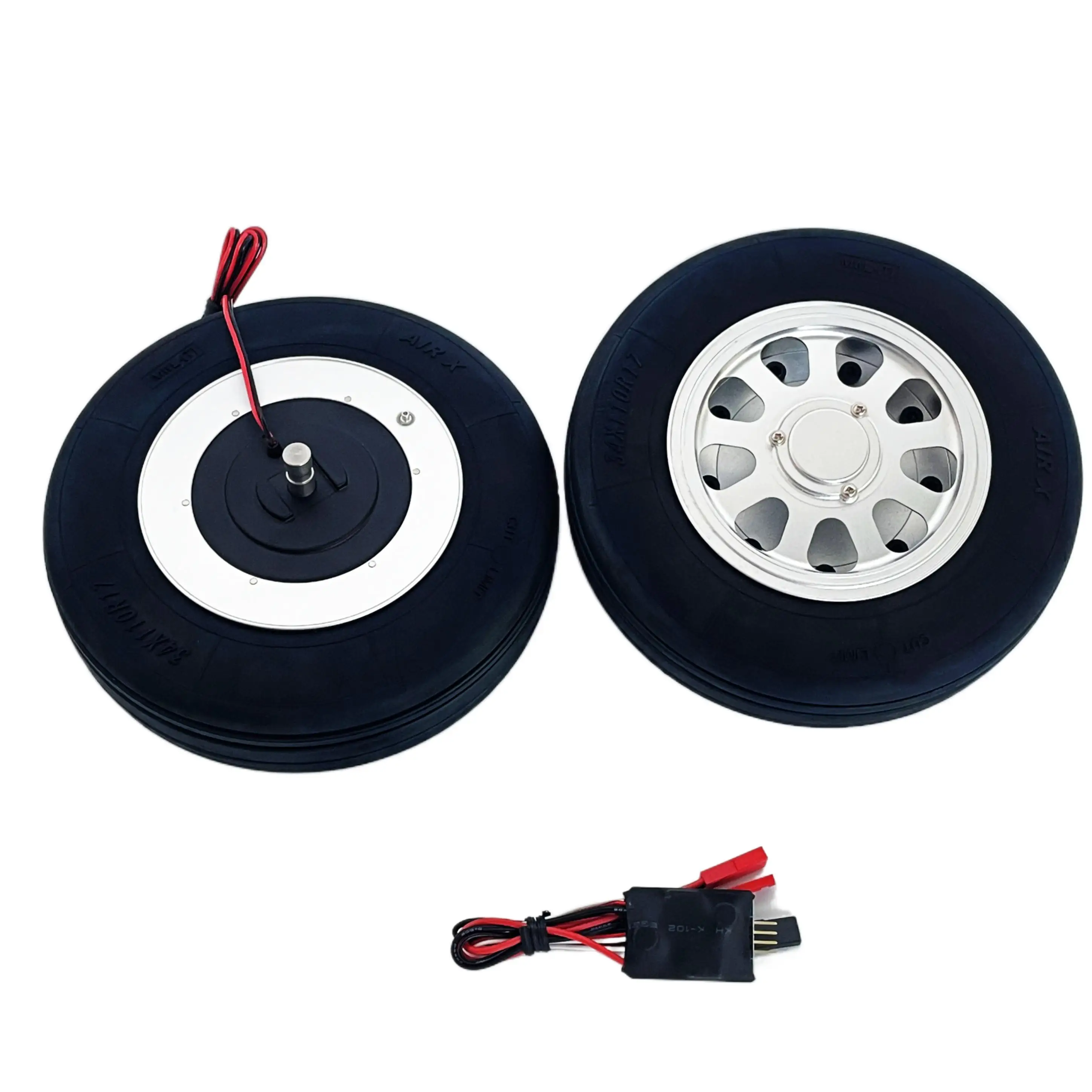 XAERO – roues de frein 155mm pour Jet RC, moyeu en aluminium robuste avec pneus en caoutchouc à haute friction, accessoires de train d'atterrissage