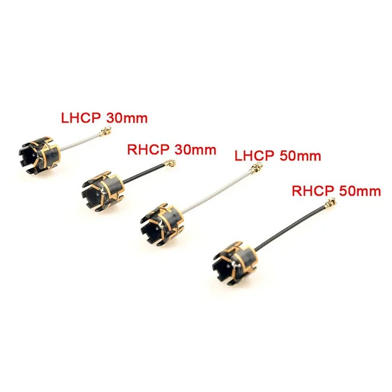 Happymodel 5,8G Crown LDS antena RHCP/LHCP para Micro FPV Whoops para RC FPV Dron de carreras de largo alcance avión