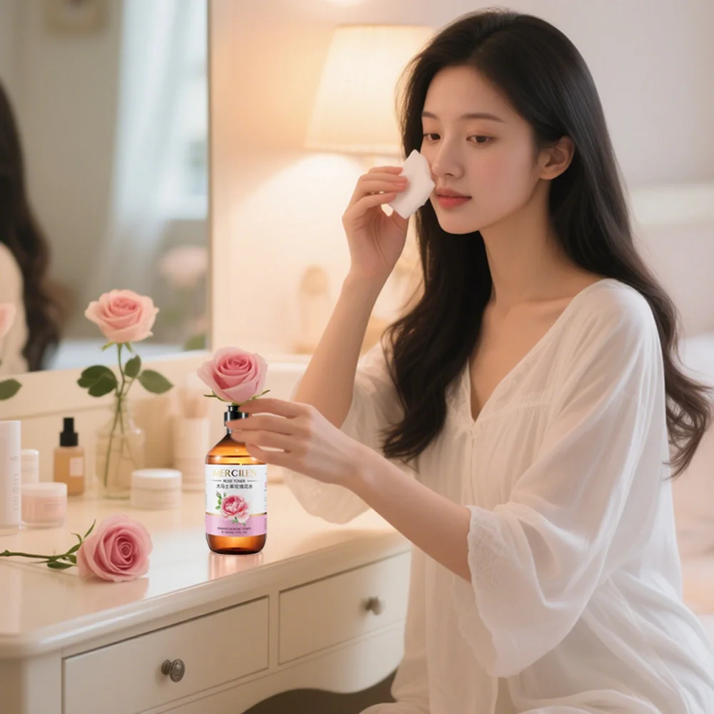 

Damascus Rose Water Moisturizing Pure Dew Essence Water Moisturizes The Skin and Closes Pores Skin Care