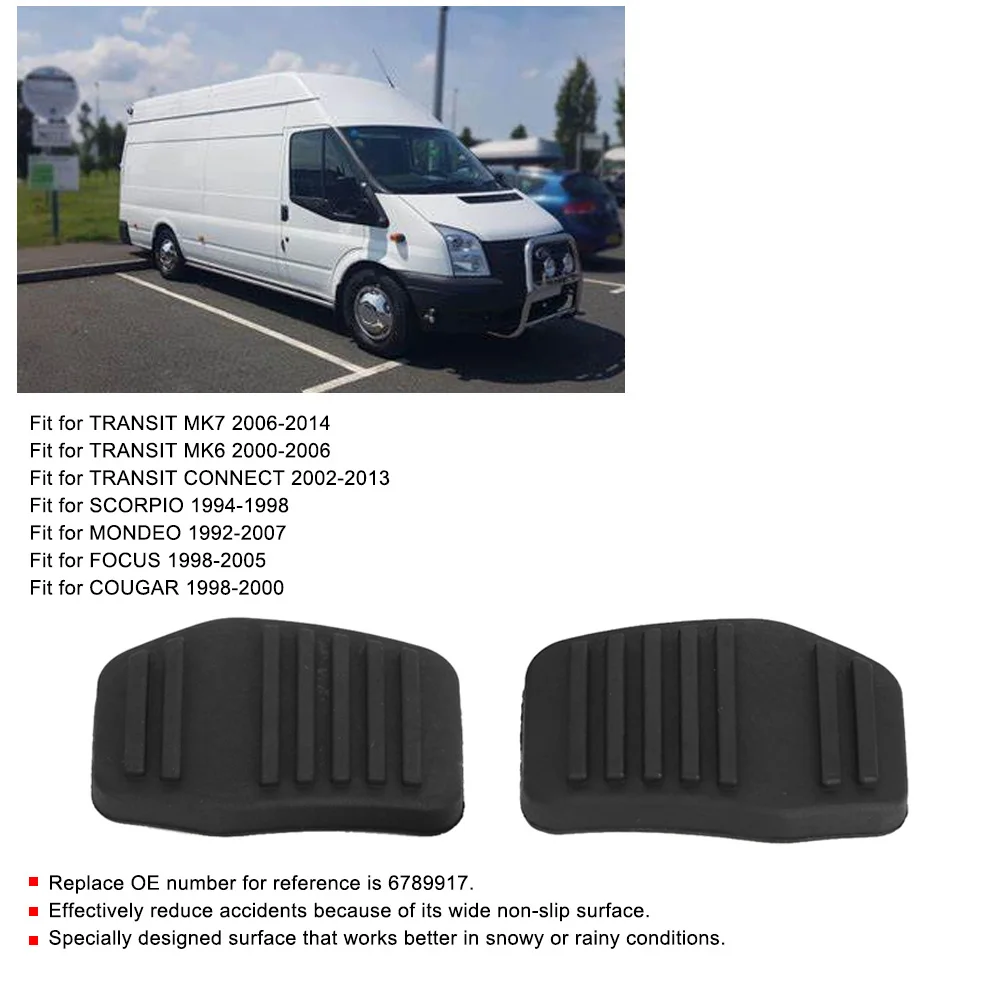 6789917 Brake Foot Pedal Brake Foot Treadle Car Nonslip Brake  Pedal Cover Pad Fit for  Transit MK7 2006-2014 6789917
