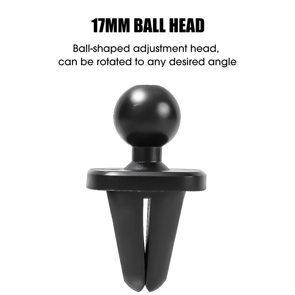 Universal 17mm Ball Kopf Auto Telefon Halter Basis für Auto Air Vent Halterung Clip In Auto Unterstützung Stick Handy unterstützung Halterung