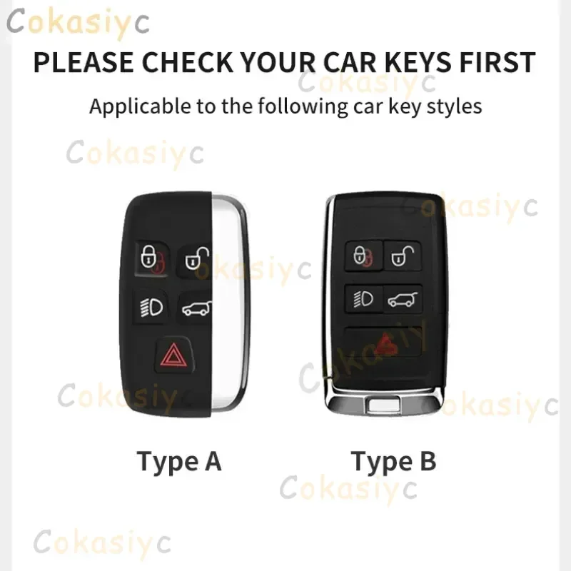 Car Remote Key Case Cover Shell For Land Rover Range Rover Sport Evoque Freelander Velar Discovery 4 Keyless Protector Fob