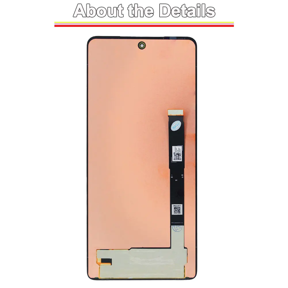 Super AMOLED LCD for Motorola Edge 20 LCD Display Touch Screen Digitizer Replacement for Moto Edge 20 XT2143-1 LCD With Frame