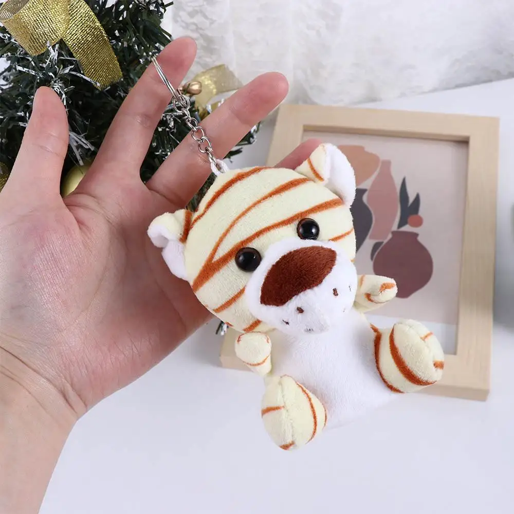 For Girl Small Pendant Jungle Brother Elephant Monkey Plush Keychain Stuffed Animal Toy Animal Plush Toy Stuffed Doll Keychain