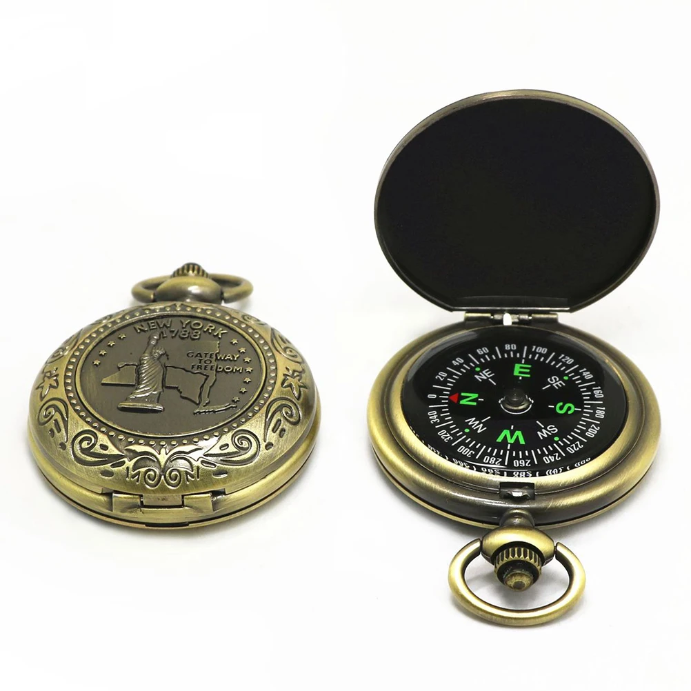 

Vintage Gift Pocket Watch Compass Camping Compass Outdoor Compass