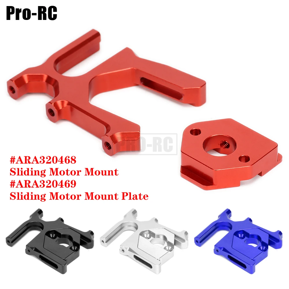 Alu Alloy Sliding Motor Mount Plate #ARA320468 #ARA320469 for RC Car 1/8 ARRMA Kraton Mojave Infraction Ntotrious 6S Limitless