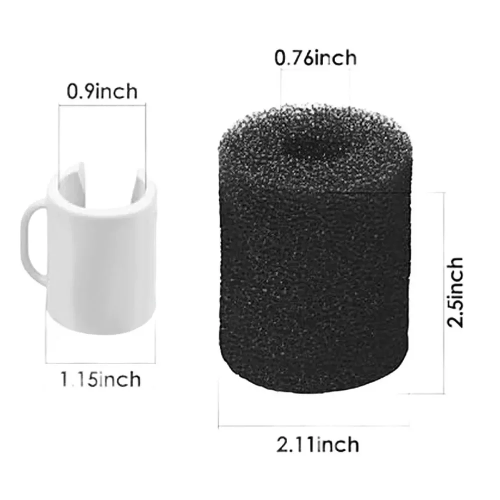 

Replacement Kit 2 Bag Collar and 5 Sweep Hose Scrubber Compatible with For Polaris Pool Cleaner Models 180 280