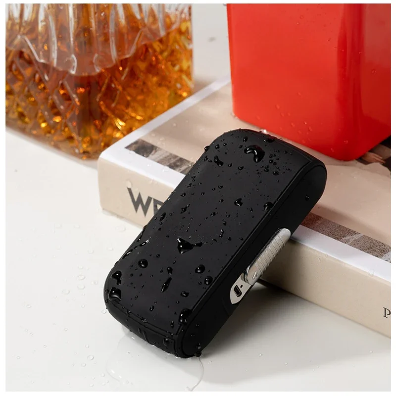 Portable Two-in-one Multifunctional USB Cigarette Lighter Cigarette Case Rechargeable Lighter 10 Thick Cigarette Case