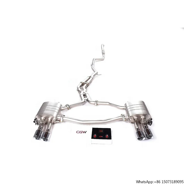 

Горячая новинка 2023: Автомобильный выхлопной глушитель Catback из нержавеющей стали для A6 C8 2.0T 2019-2023 в стиле S6