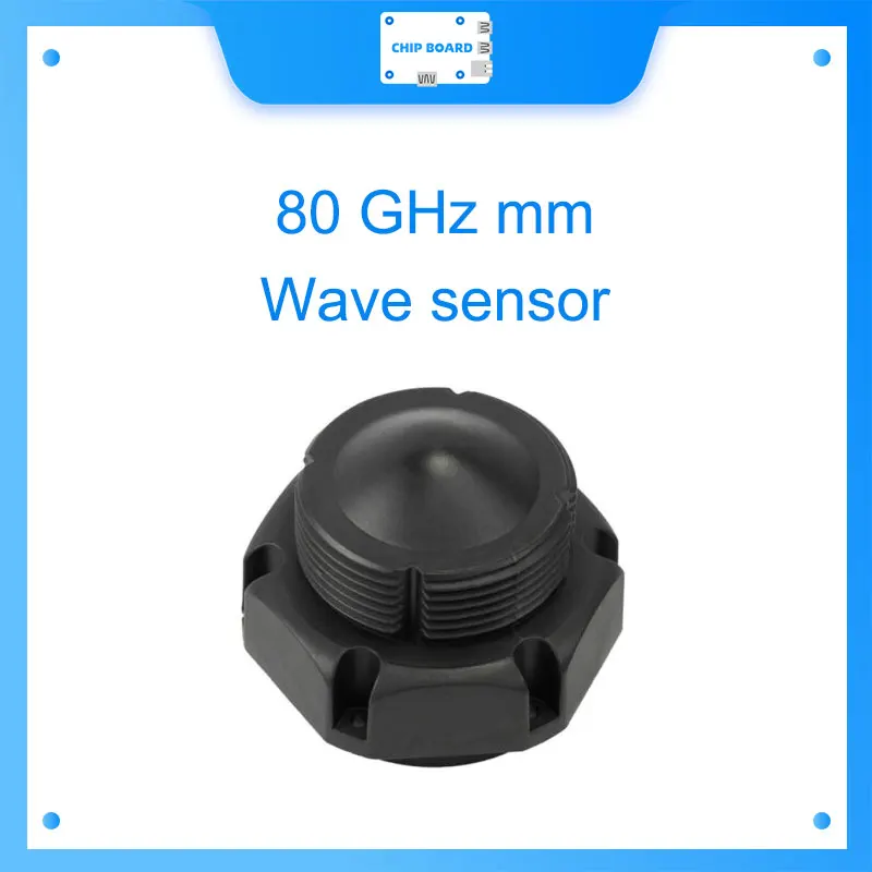 

80GHz mmWave Liquid Sensor: 40m Range, ±5mm Accuracy, ModBus/UART for Industrial Monitoring