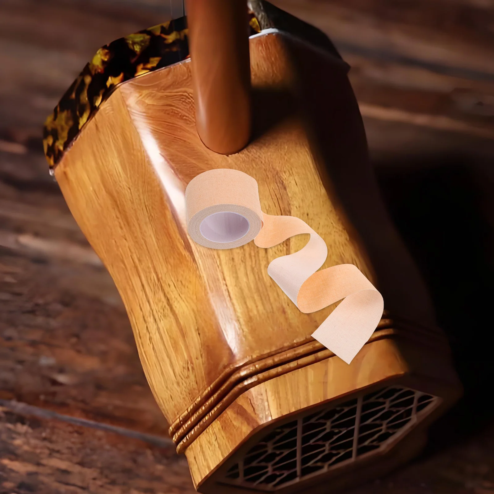 Wear-Resistant Erhu Corner Crash-Proof Pads Comfortable Noise Reduction Protective Tape Corner Piece Instrument Accessories