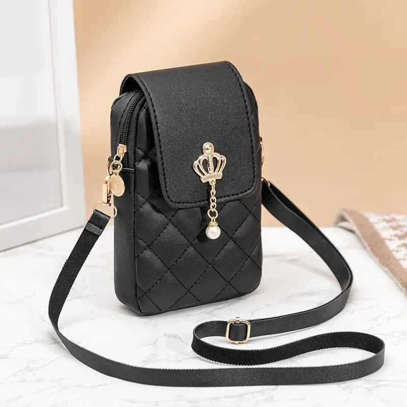 Elegant Single Shoulder Crossbody New Embroider Versatile Phone Purse Female Crossbody bags for women  ショルダーウォレット