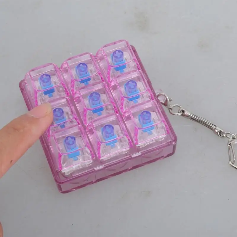 9 Axes Mechanical Keyboard Switches Sampler Feature Minimalist No Light Design and Fashionable Stylish Look