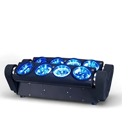 Led Spider Moving Light 8x15W 4in1 RGBW Led Party Light DJ Lighting Beam DMX DJ Lights Disco Bar