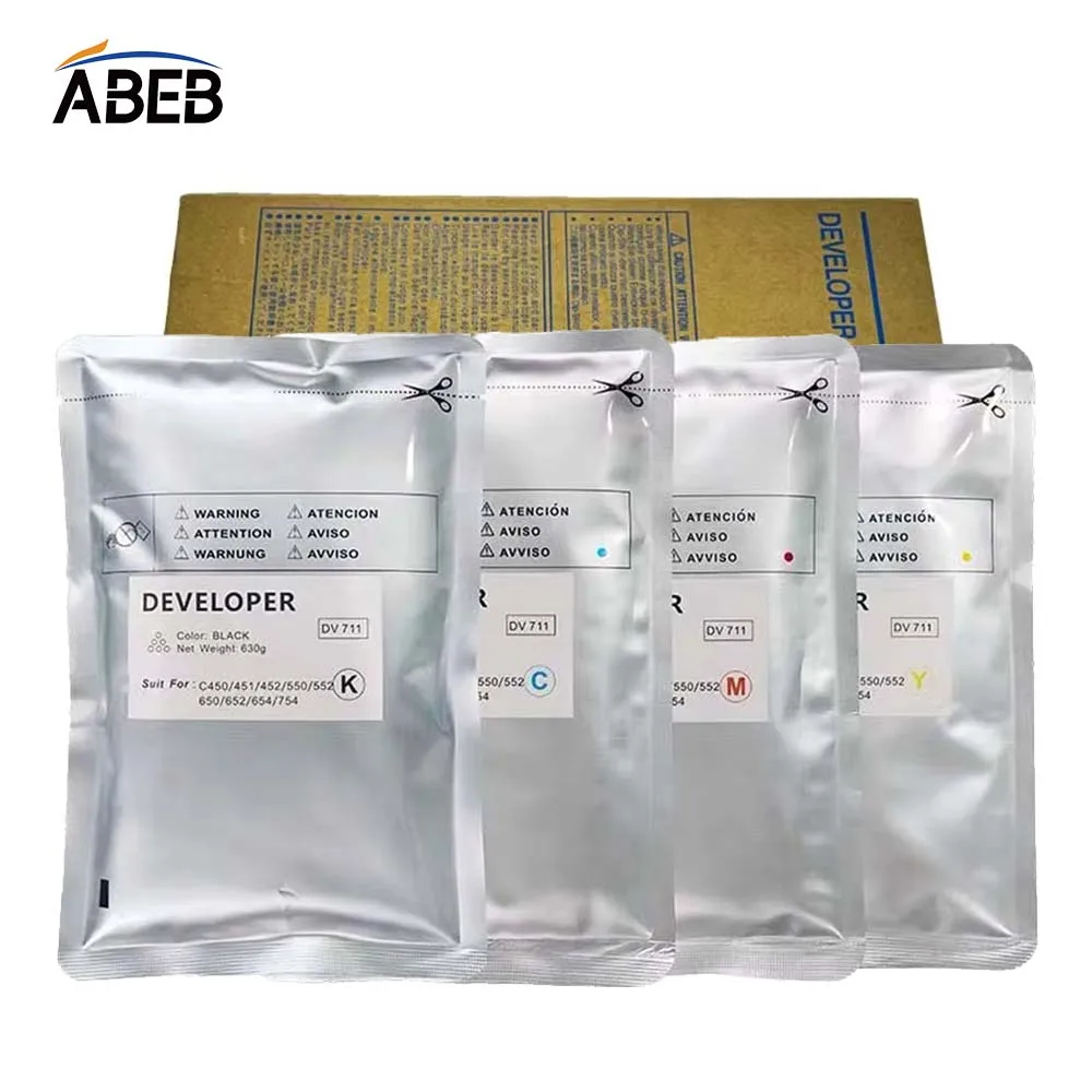 

1X DV711 Developer Powder For Konica Minolta Bizhub C450 C451 C452 C550 C552 C552 C650 C652 C654 C754 C758 OEM Quality Developer