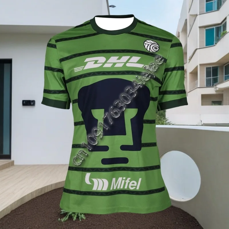

MOTO-25 Hot Selling Mens Pumas UNAM Short Sleeve Football Shirt Youth Kids Training Soccer Uniform Breathable Oversized Jersey