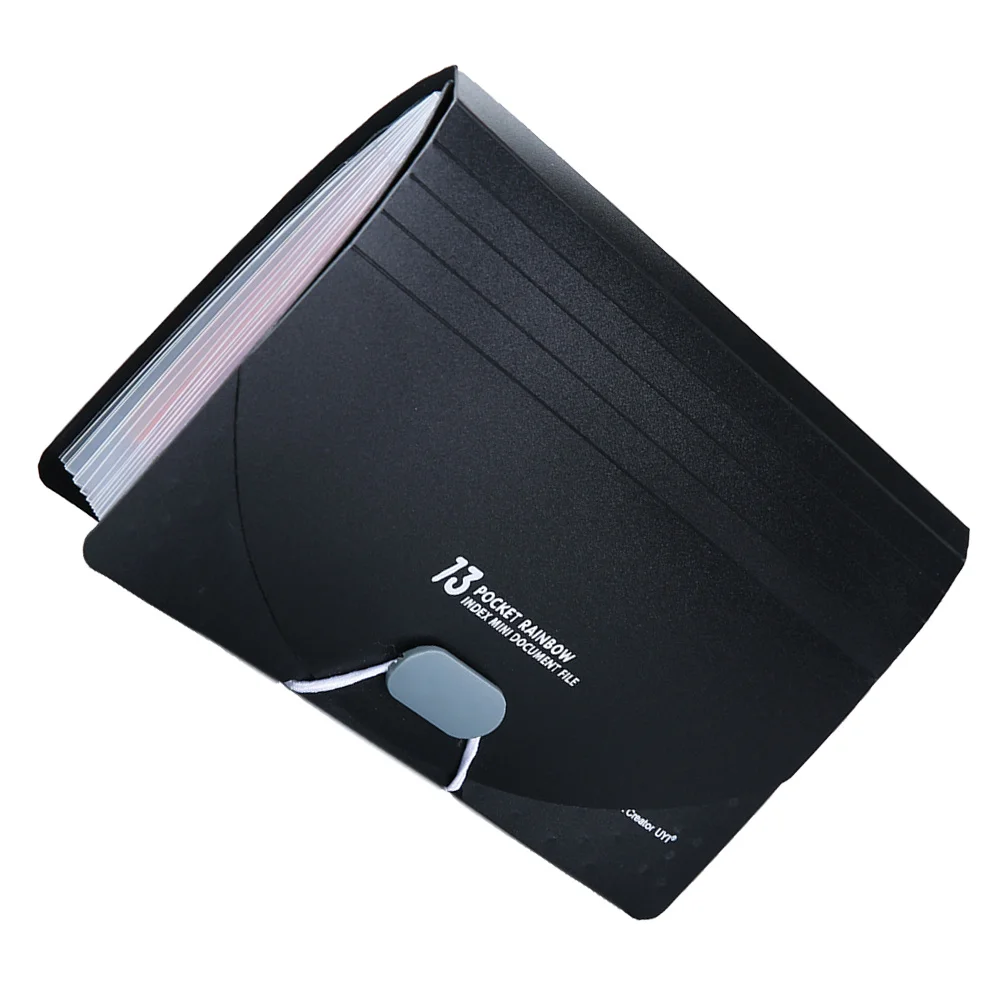 Папка-гармошка с несколькими отделениями A6, портативный держатель для документов для квитанций, бизнес-органайзер, расширяемый файл