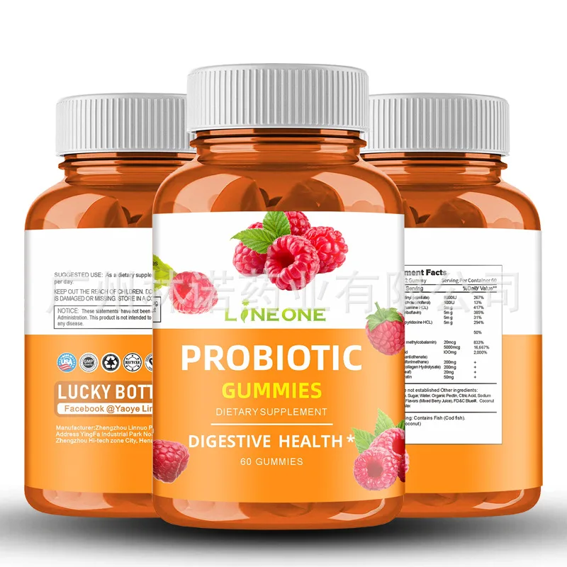 

1 Bottle Probiotic soft candy digestion fruit nutritional vitamin soft candy improve gastrointestinal dyspepsia health food