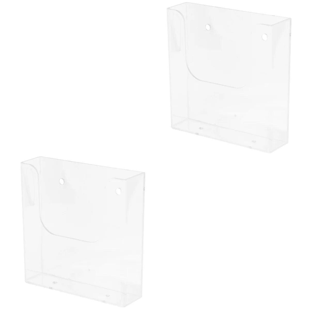 Wall-mounted Display Rack Magazine Holder Clear Stand Office File Organizer for Hanging
