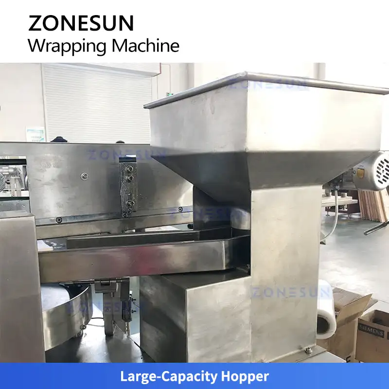 ZONESUN ZS-TCQ2 Automatic High Speed Spherical Chocolate Wrapping Machine Foil Film Candy Ball Packaging Machinery