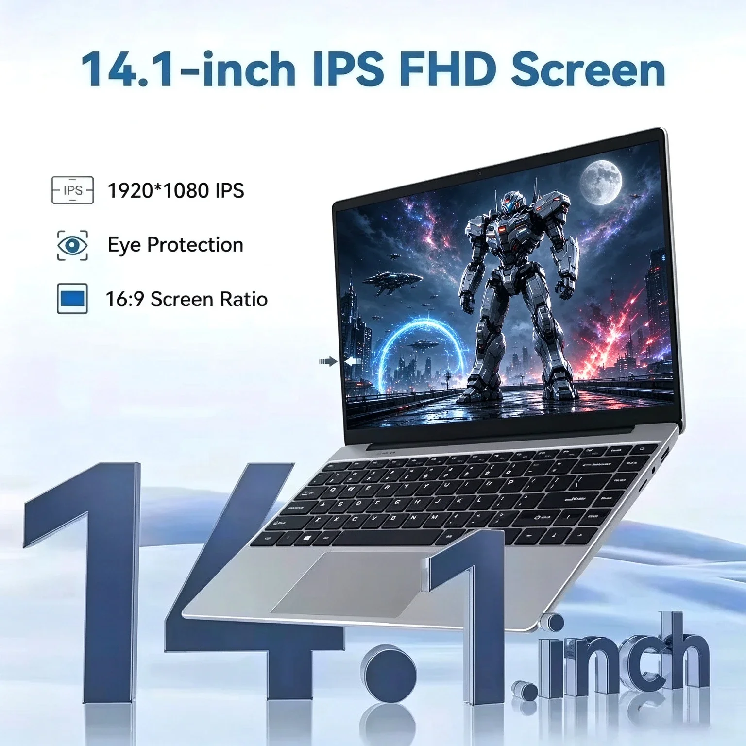 Gaming Notebook PC Intel Core i9-10980HK 14.1 Inch HD Laptop, 16GB/32GB RAM 1TB/2TB SSD WiFi BT Windows Portable Office Fast HD.