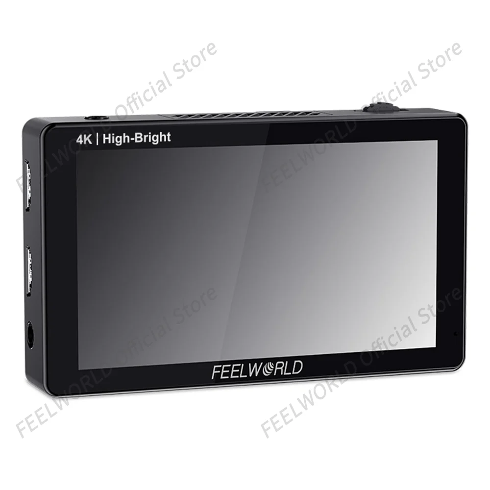 FEELWORLD LUT5E 5.5 Inch High Bright 1600nit Touch Screen DSLR Camera Field Monitor Light Sensor HDR 3DLUT for Youtube Gimbal