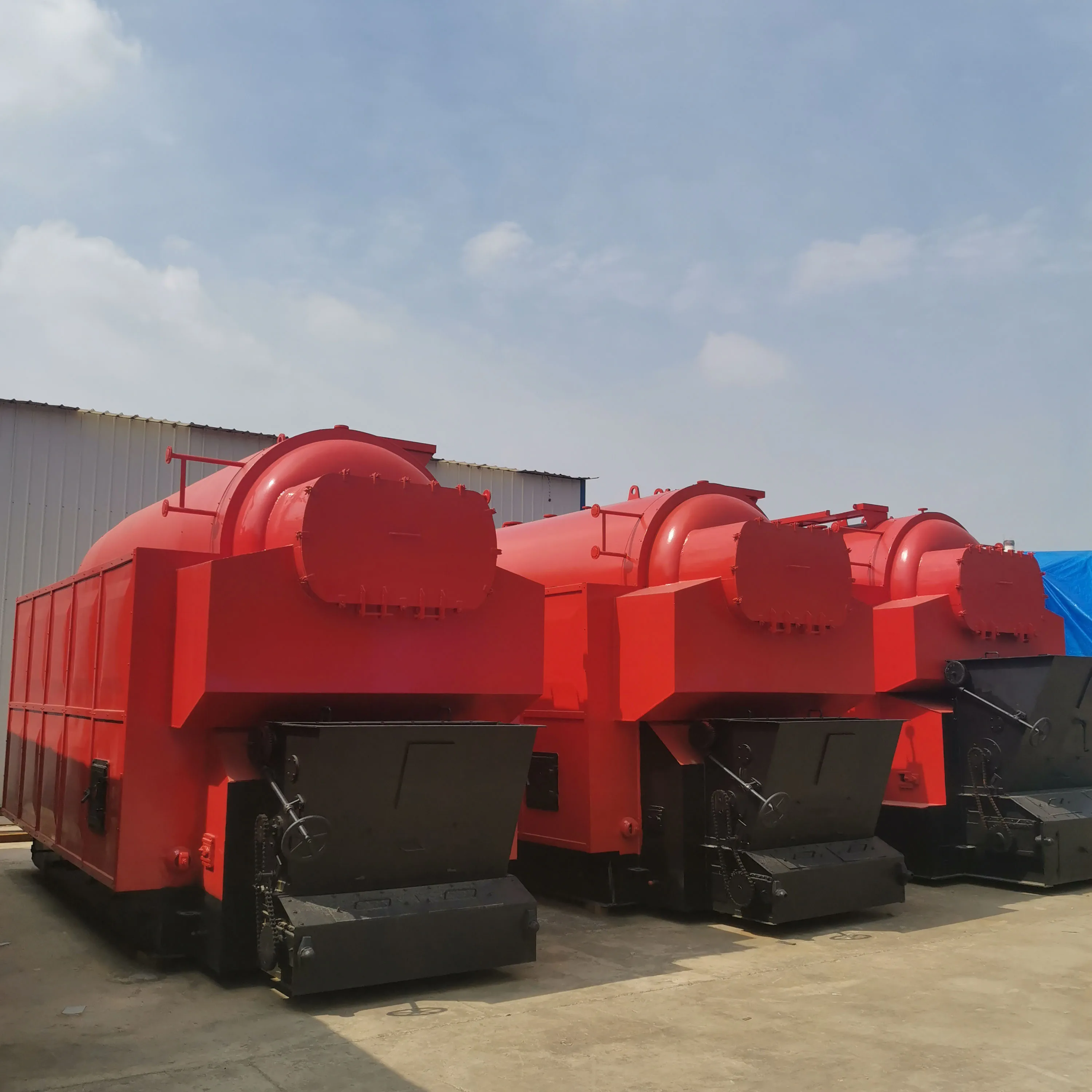 Biomass Boiler 2t  Small Wood Fired Steam Boiler Mini Vertical Biomass Wood Burning Boiler