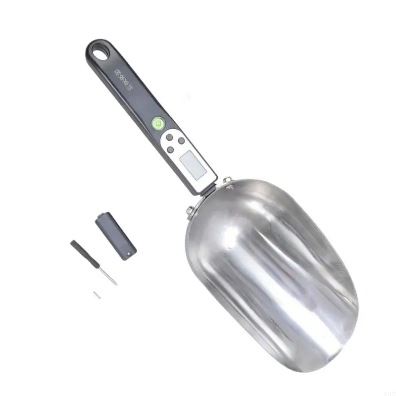 

E1PC Convenient Stainless Steel Feed Shovel Popular Electronic Feeding Spoon Scale for Easy Handling