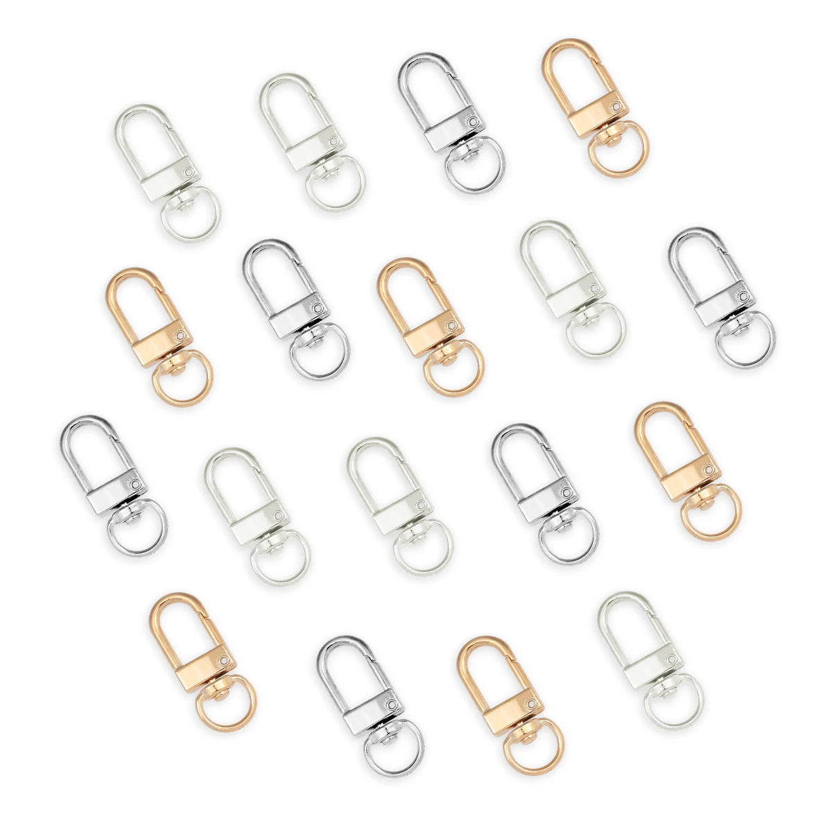 5~20pcs Gold/Silver Color Lobster Clasps Hooks Key Chain Dolls/Label Hand Tag Connector Fits Jewelry Making DIY Accessories