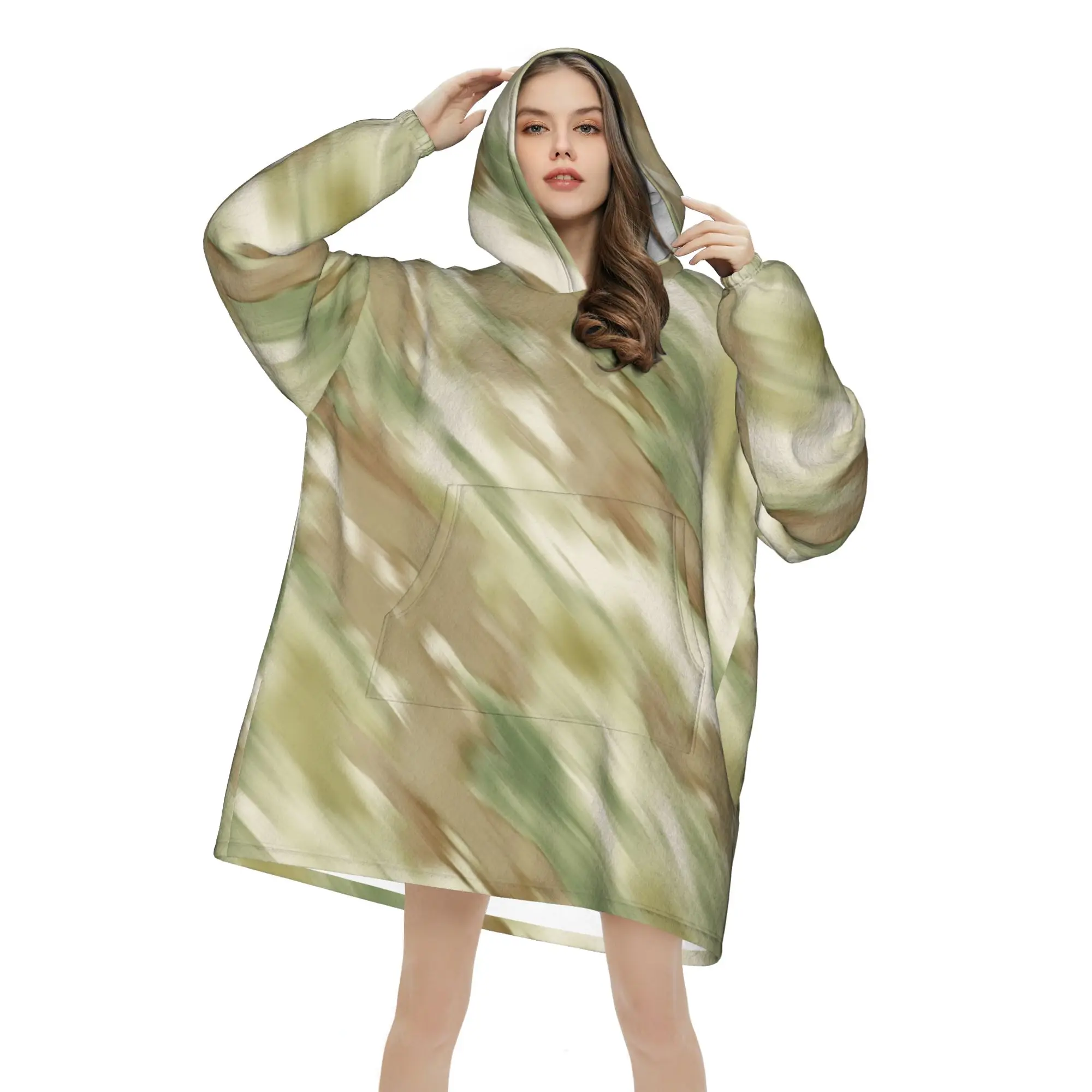 

Худи оверсайз из плюша 320 г, свободная повседневная домашняя одежда, индивидуальный стиль, китайский стиль, качественная жизнь, одежда оверсайз